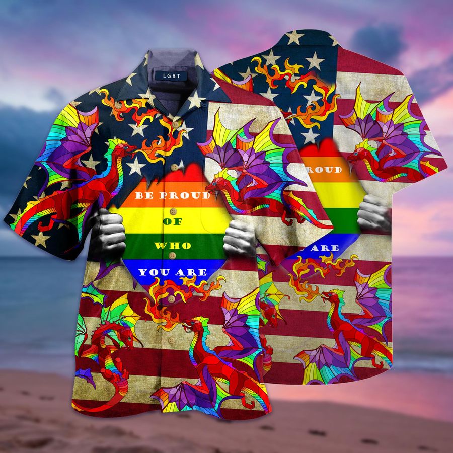 Amazing Rainbow Dragon Hawaiian Shirt Pre11942, Hawaiian shirt, beach shorts, One-Piece Swimsuit, Polo shirt, funny shirts, gift shirts, Graphic Tee
