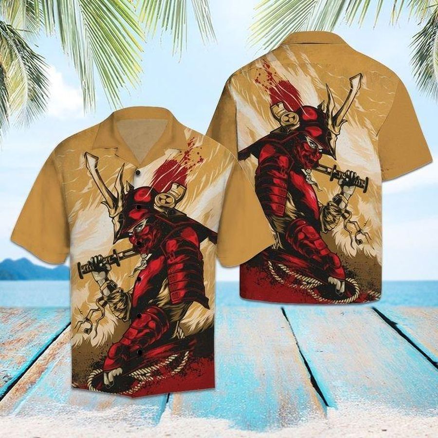 Amazing Samurai Hawaiian Shirt Pre13657, Hawaiian shirt, beach shorts, One-Piece Swimsuit, Polo shirt, funny shirts, gift shirts, Graphic Tee