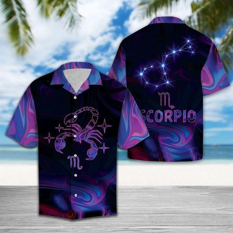 Amazing Scorpio Horoscope Hawaiian Shirt Pre13669, Hawaiian shirt, beach shorts, One-Piece Swimsuit, Polo shirt, funny shirts, gift shirts