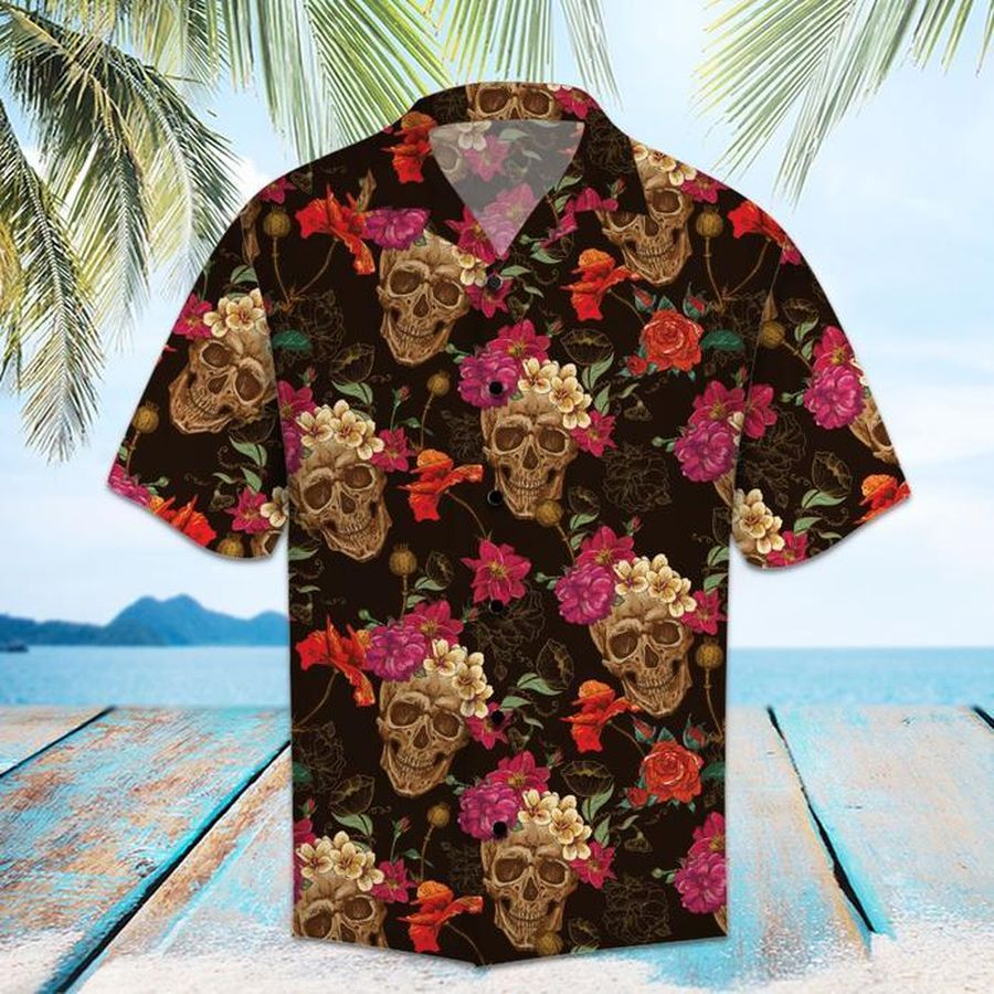 Amazing Skull Hawaiian Shirt Pre10765, Hawaiian shirt, beach shorts, One-Piece Swimsuit, Polo shirt, funny shirts, gift shirts, Graphic Tee
