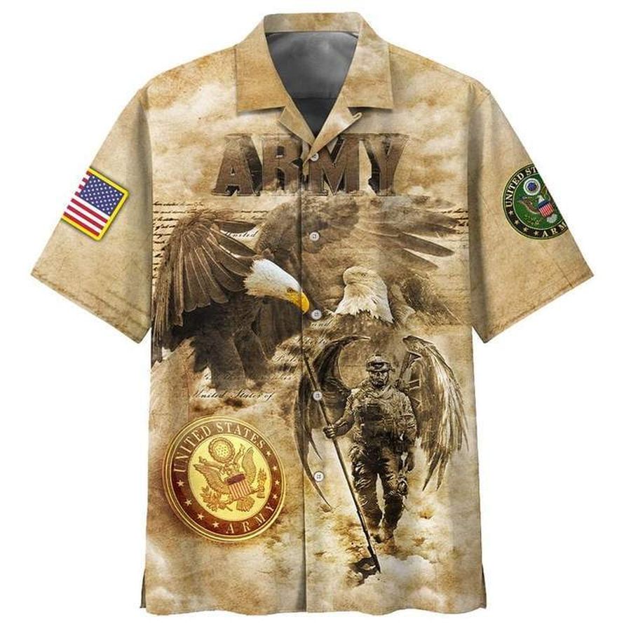 Amazing Us Army Veteran Memorial Day Hawaiian Shirt Pre11806, Hawaiian shirt, beach shorts, One-Piece Swimsuit, Polo shirt, funny shirts, gift shirts