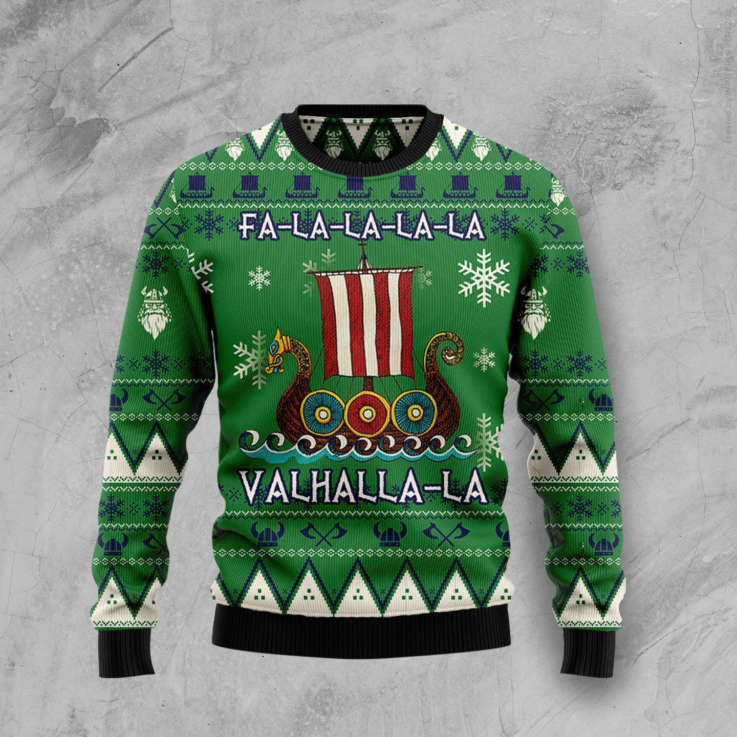 Amazing Viking HZ92407 Ugly Christmas Sweater unisex womens  mens