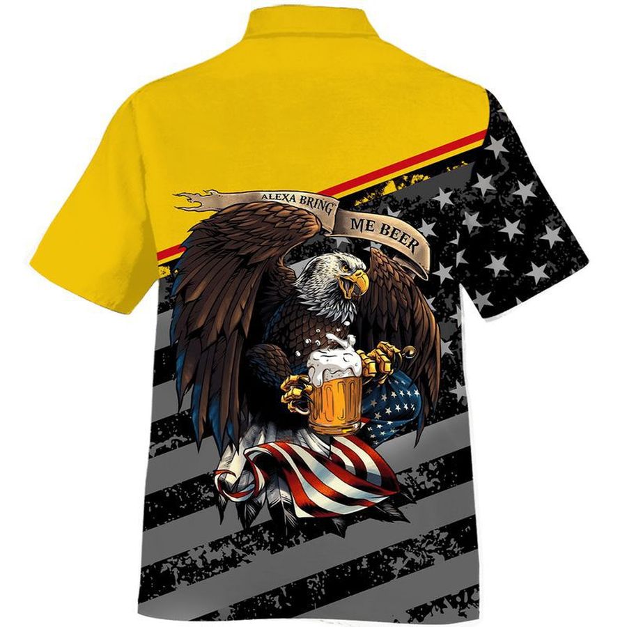 American Eagle Alexa Bring Me Beer Hawaiian Shirts