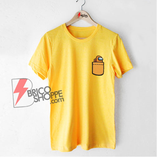 Among us Crewmate Orange in Pocket T-Shirt – Funny Shirt On Sale