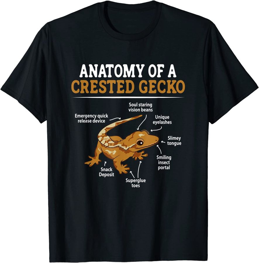 Anatomy Of A Crested Gecko, Eyelash Lizard Herpetologist_1
