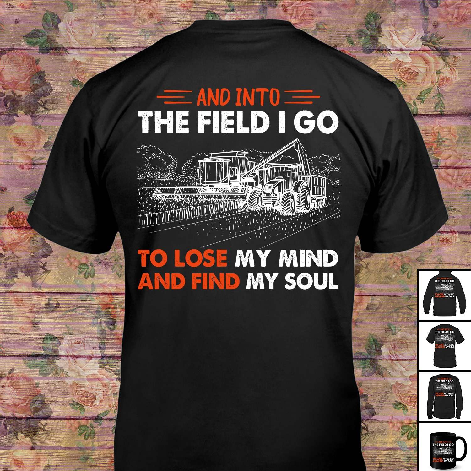 And into the field I go to lose my mind and find my soul – Farmer the job, tractor driver