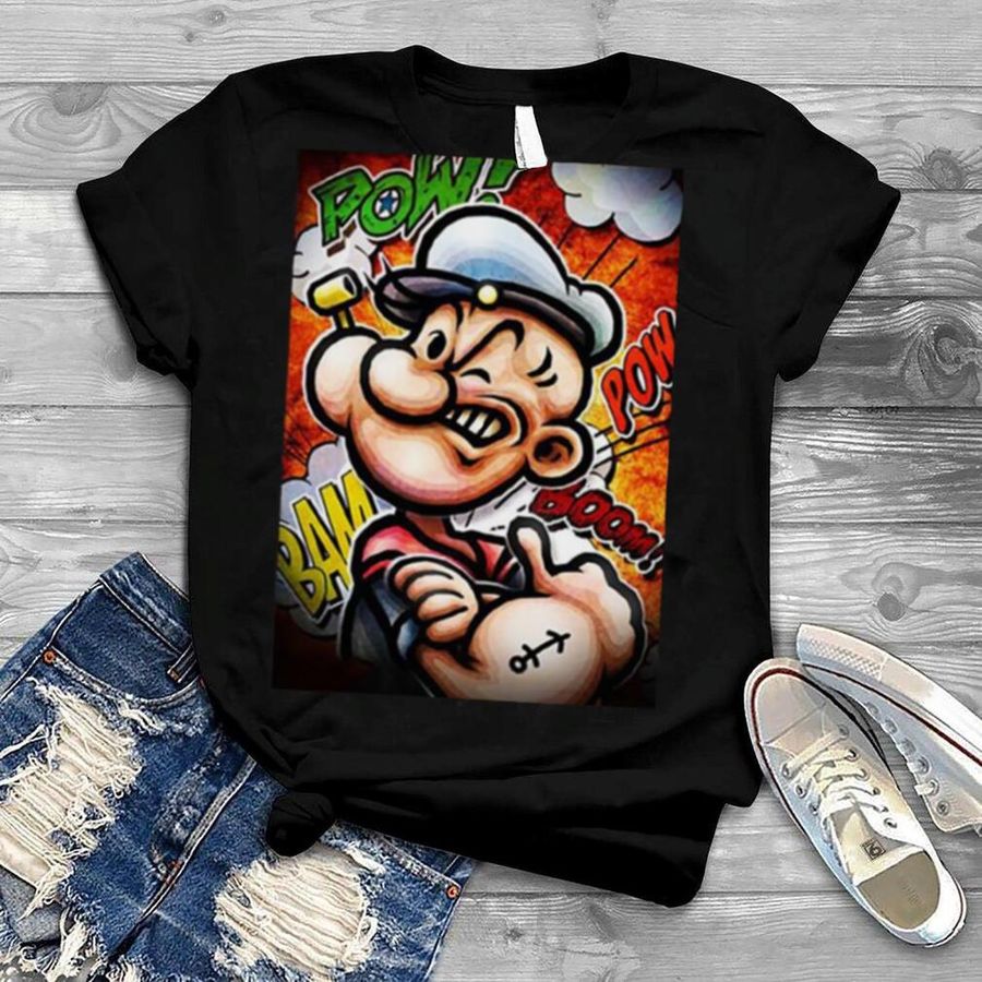 Angry Man Popeye The Sailor shirt