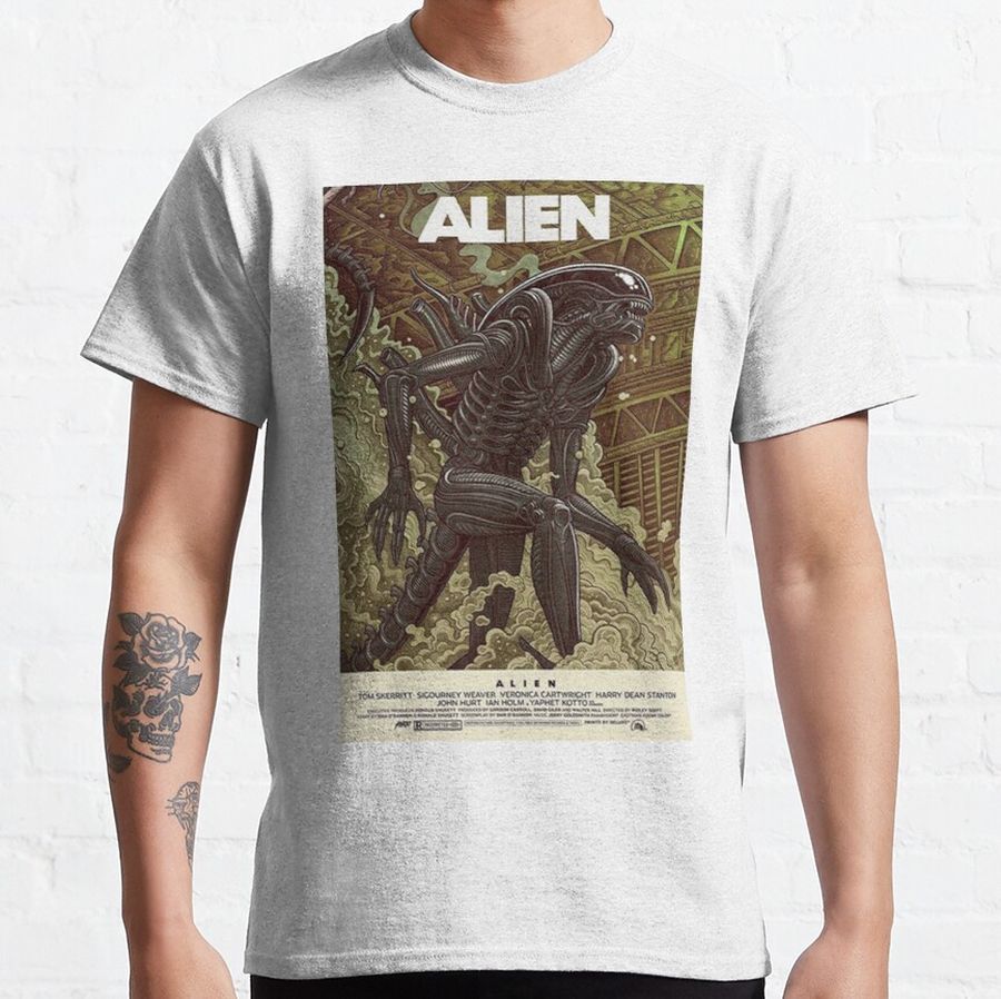 Animal Dragon Horor Ghost Poster Classic T-Shirt
