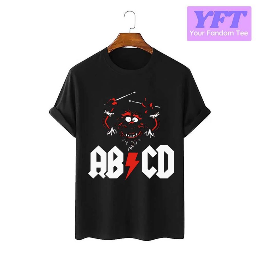 Animal Drummer Retro Rock Band Acdc 90s Unisex T-Shirt