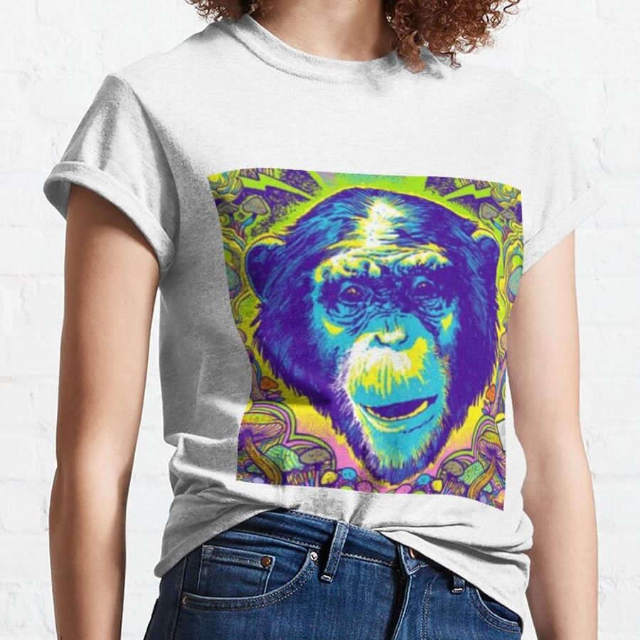 Animals pets monkey  Classic T-Shirt