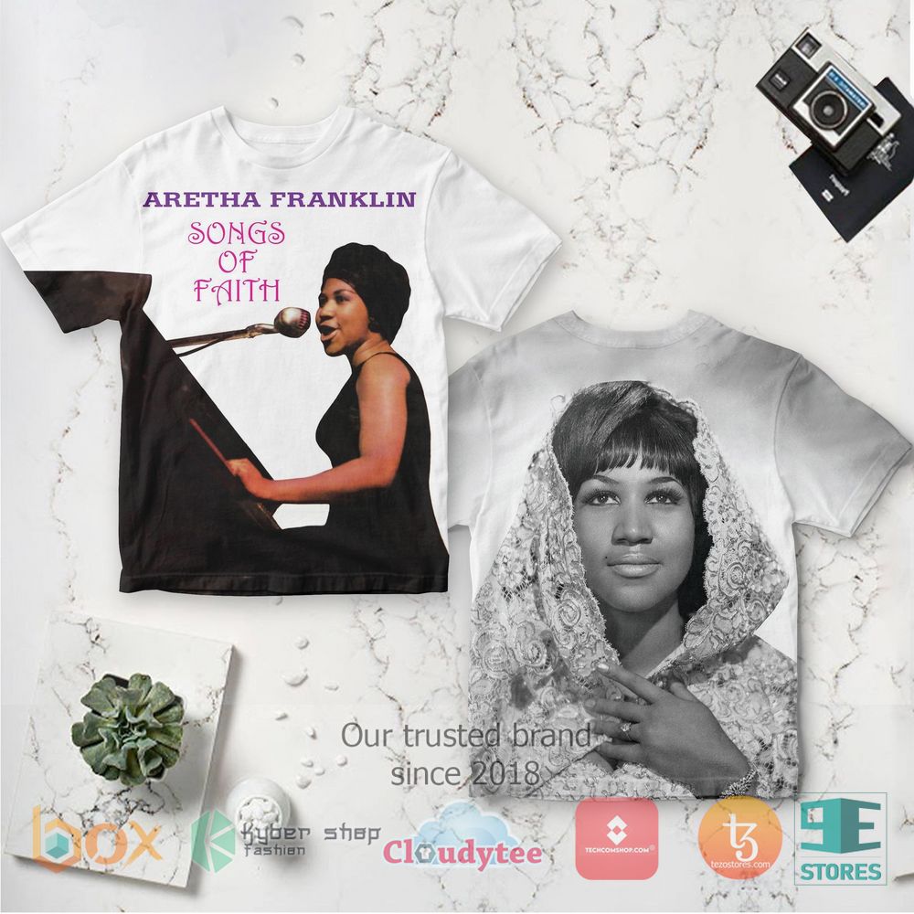 Aretha Franklin Songs of Faith Album 3D Shirt – LIMITED EDITION