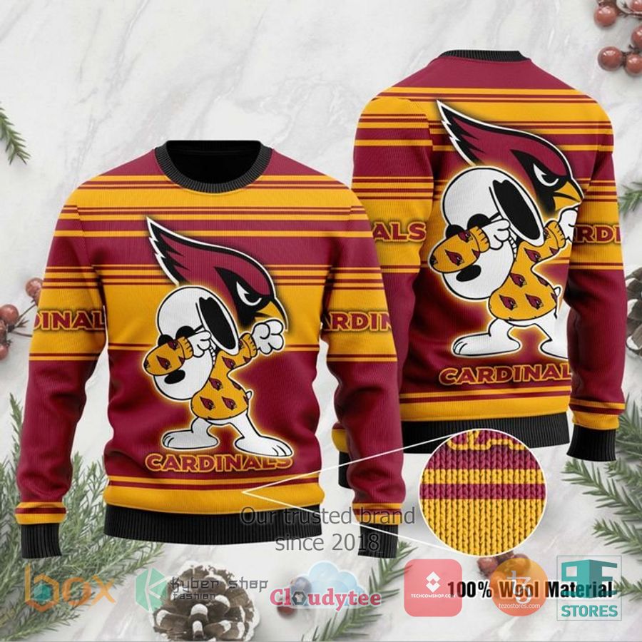 Arizona Cardinals Snoopy Dabbing Christmas Sweater – LIMITED EDITION