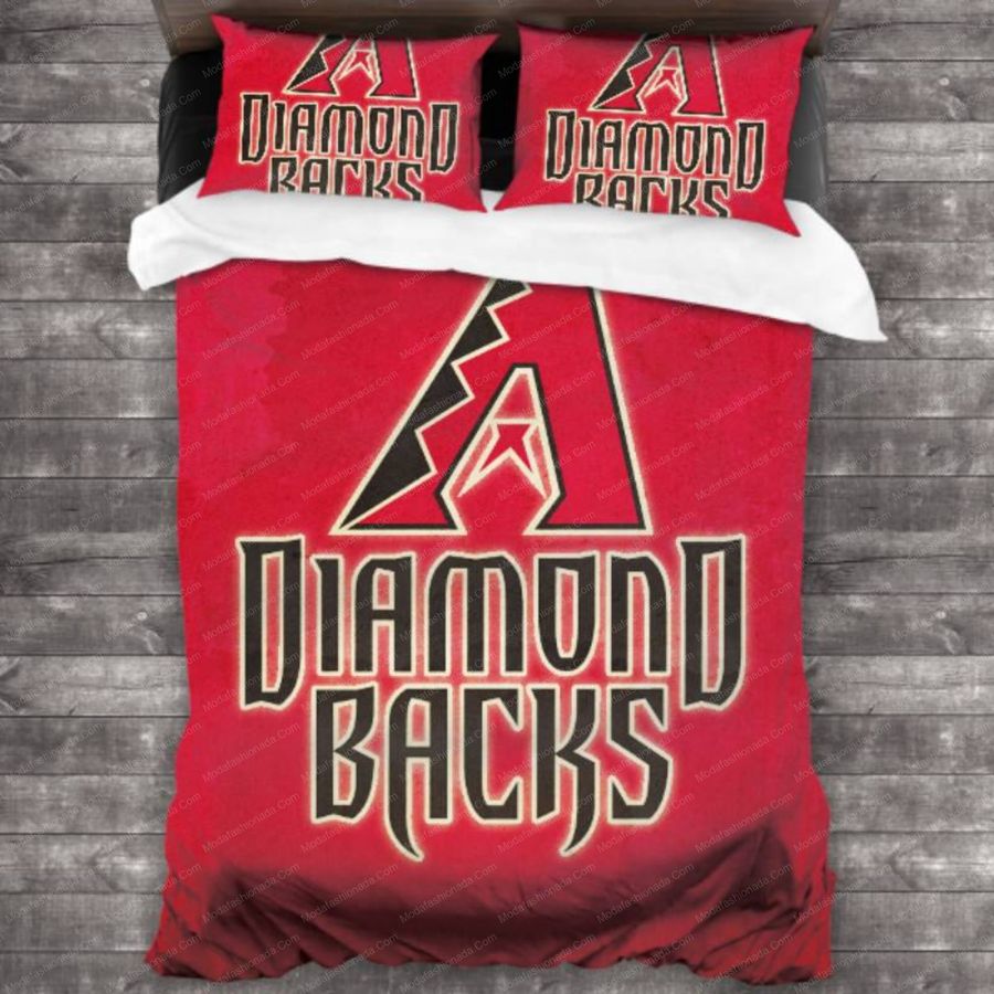 Arizona Diamondbacks MLB Baseball National League Sport 12 Bedding Set – Duvet Cover – 3D New Luxury – Twin Full Queen King Size Comforter Cover