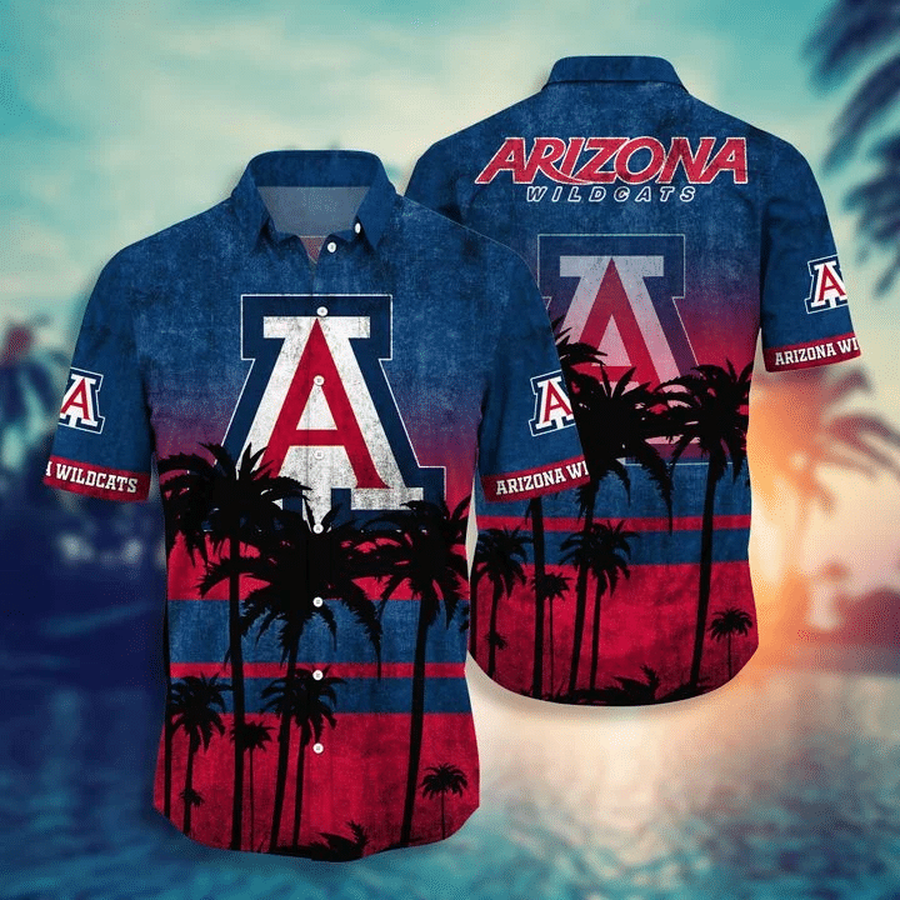 Arizona Wildcats Tropical Hawaiian Shirt.png