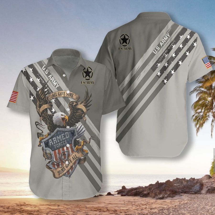 Army Veteran Some Gave All Hawaiian Shirt Pre10271, Hawaiian shirt, beach shorts, One-Piece Swimsuit, Polo shirt, funny shirts, gift shirts
