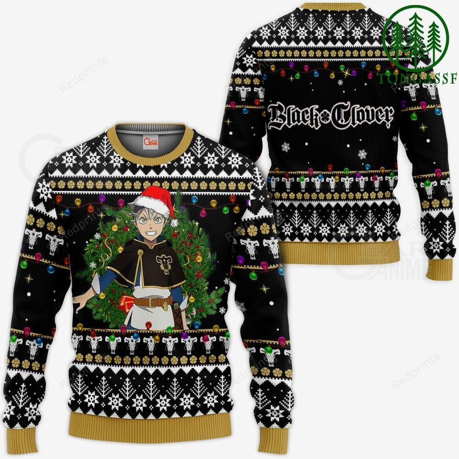 Asta Ugly Christmas Sweater and Hoodie Black Clover Anime Xmas Gift