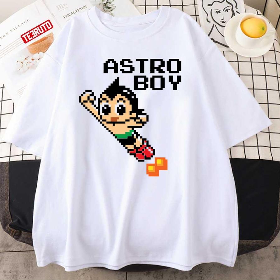 Astro Boy Pixellated Character Unisex T-Shirt