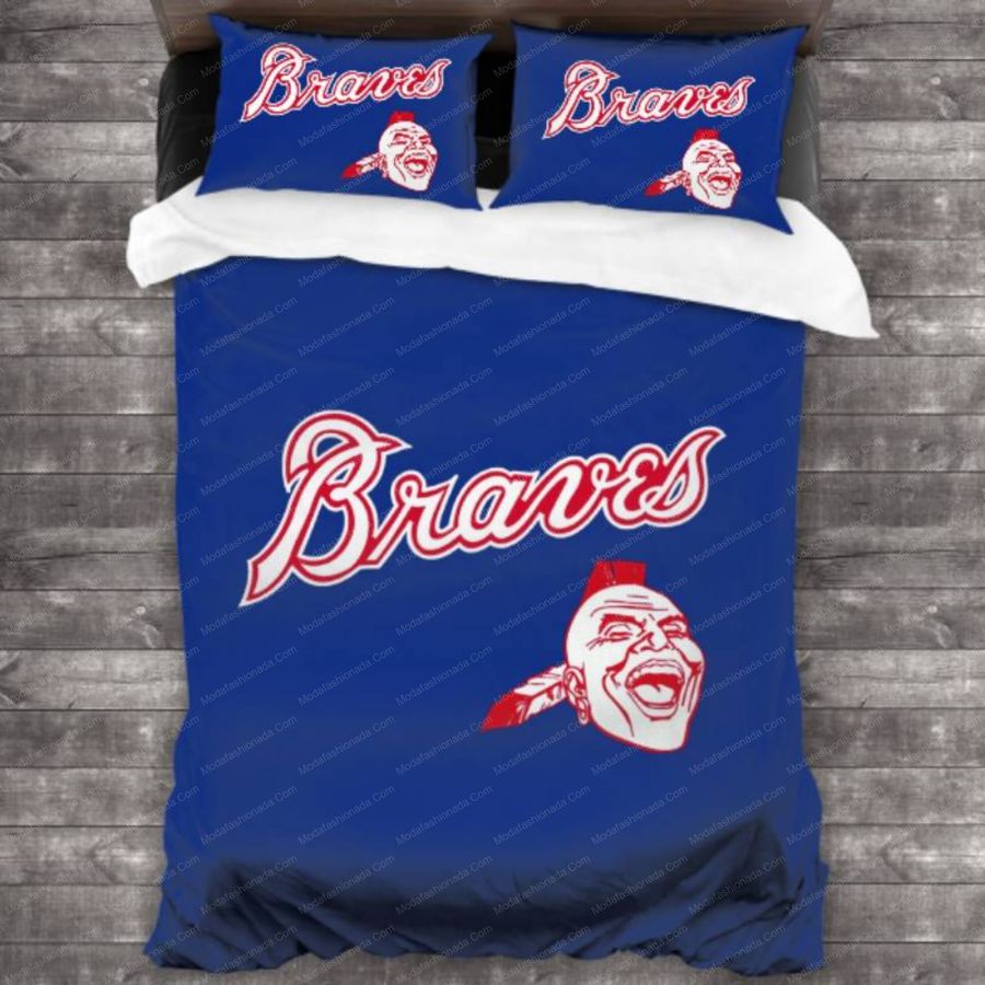 Atlanta Braves Baseball Sport 21 Bedding Set – Duvet Cover – 3D New Luxury – Twin Full Queen King Size Comforter Cover