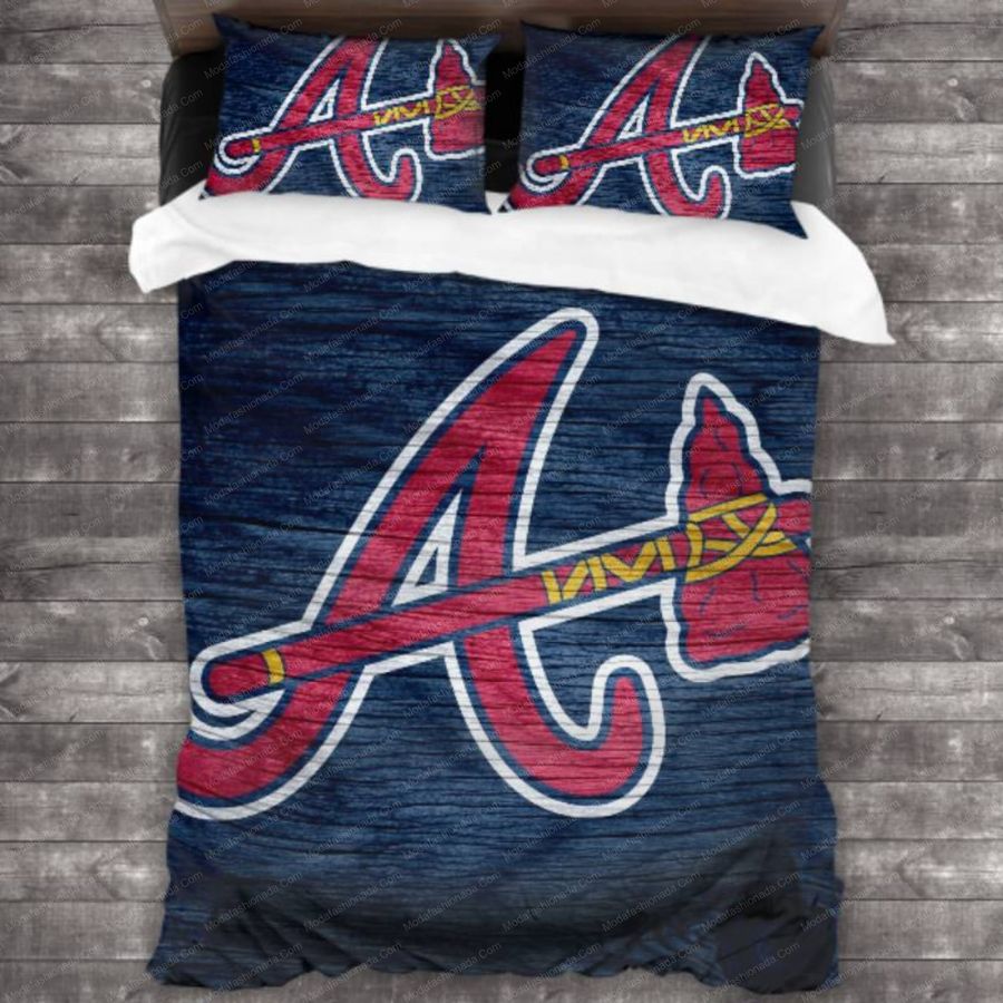 Atlanta Braves Baseball Sport 8 Bedding Set – Duvet Cover – 3D New Luxury – Twin Full Queen King Size Comforter Cover