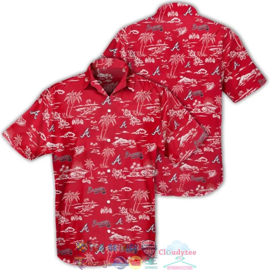 Atlanta Braves MLB Hibiscus Palm Tree Hawaiian Shirt – Saleoff
