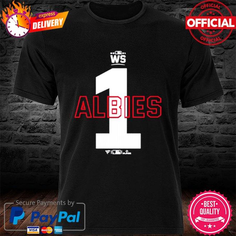 Atlanta Braves Ozzie Albies Fanatics Branded 2021 World Series Shirt