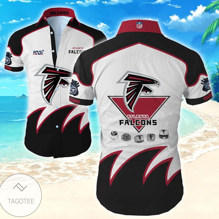 Atlanta Falcons Hawaiian Shirt Tropical Shirt Mens Floral Button Up Shirt