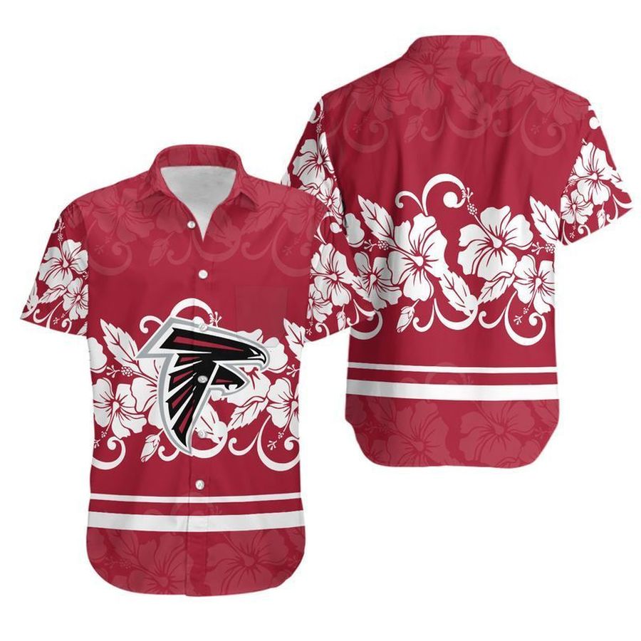 Atlanta Falcons Hibiscus Flowers Hawaii Shirt And Shorts Summer Collec