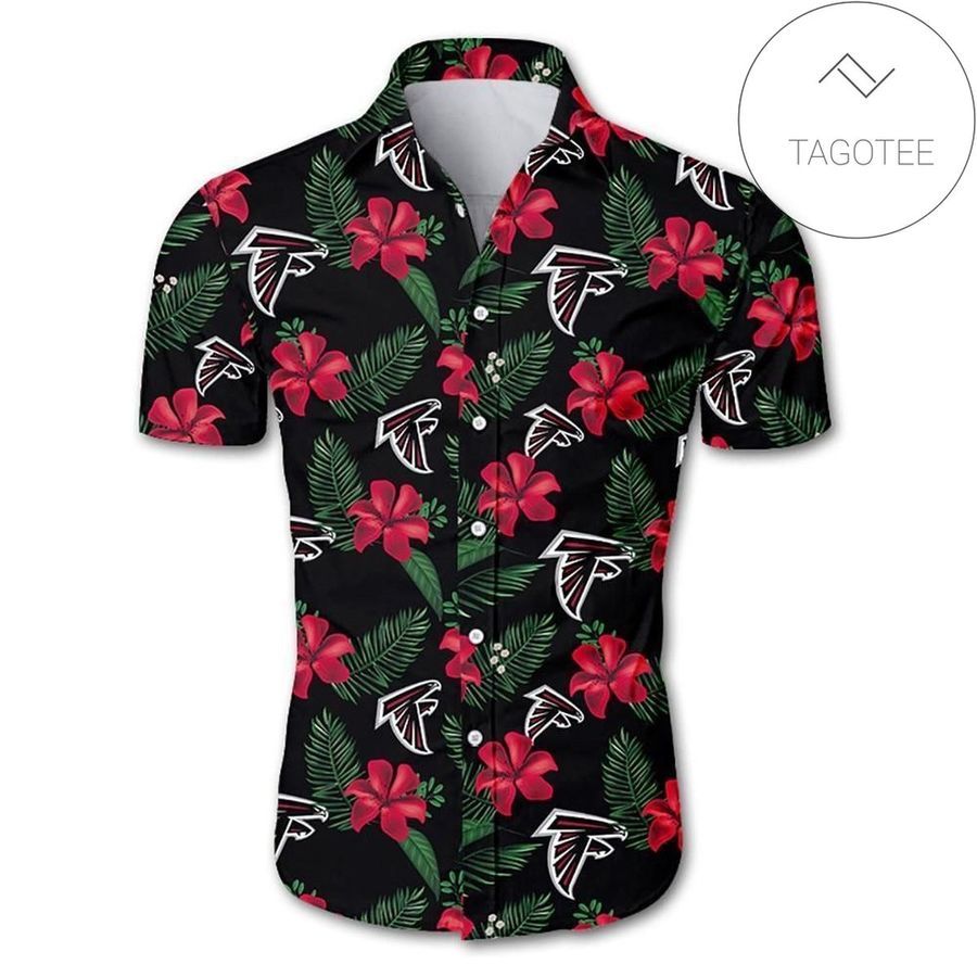 Atlanta Falcons Tropical Flower Authentic Hawaiian Shirt 2022