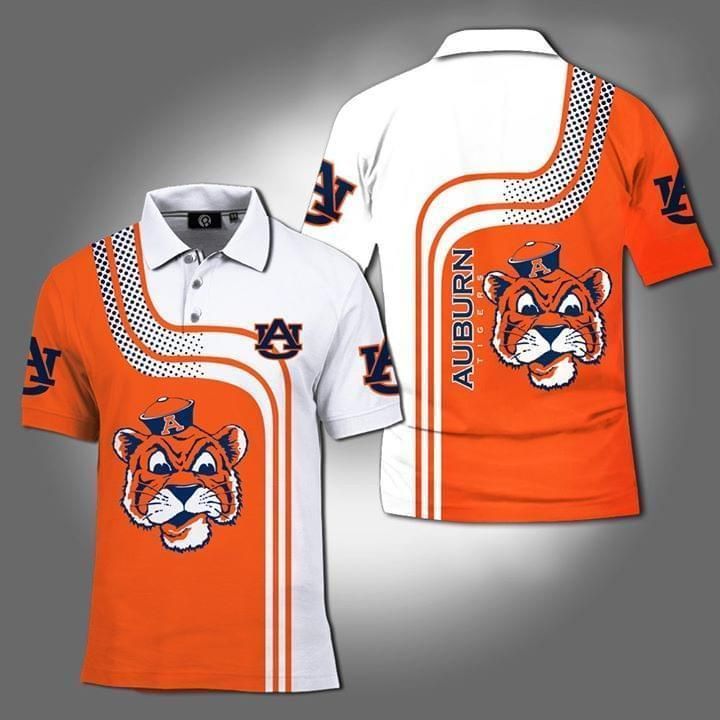 Auburn Tigers Ncaa 3d Polo Shirt Jersey All Over Print Shirt 3d T-shirt