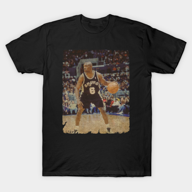 Avery Johnson #6 in San Antonio Spurs T-shirt, Hoodie, SweatShirt, Long Sleeve