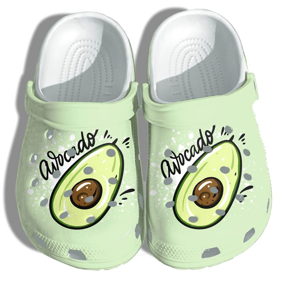 Avocado Cute Funny Crocs Clog Shoes