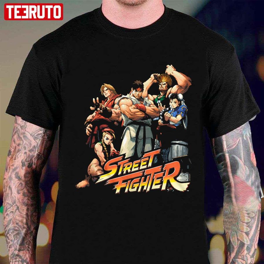 Awesome Characters Street Fighter Vintage Unisex T-shirt