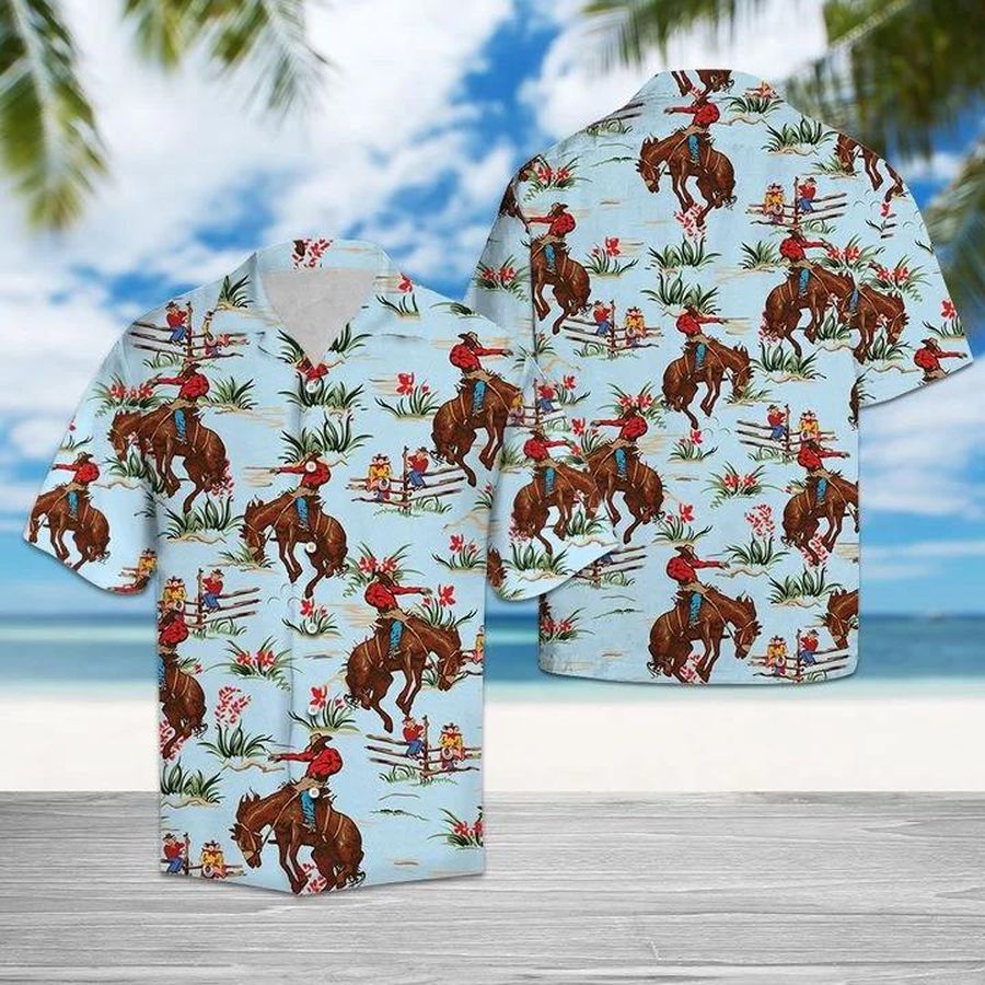 Awesome Cowboy Hawaiian Shirt Pre13567, Hawaiian shirt, beach shorts, One-Piece Swimsuit, Polo shirt, funny shirts, gift shirts, Graphic Tee