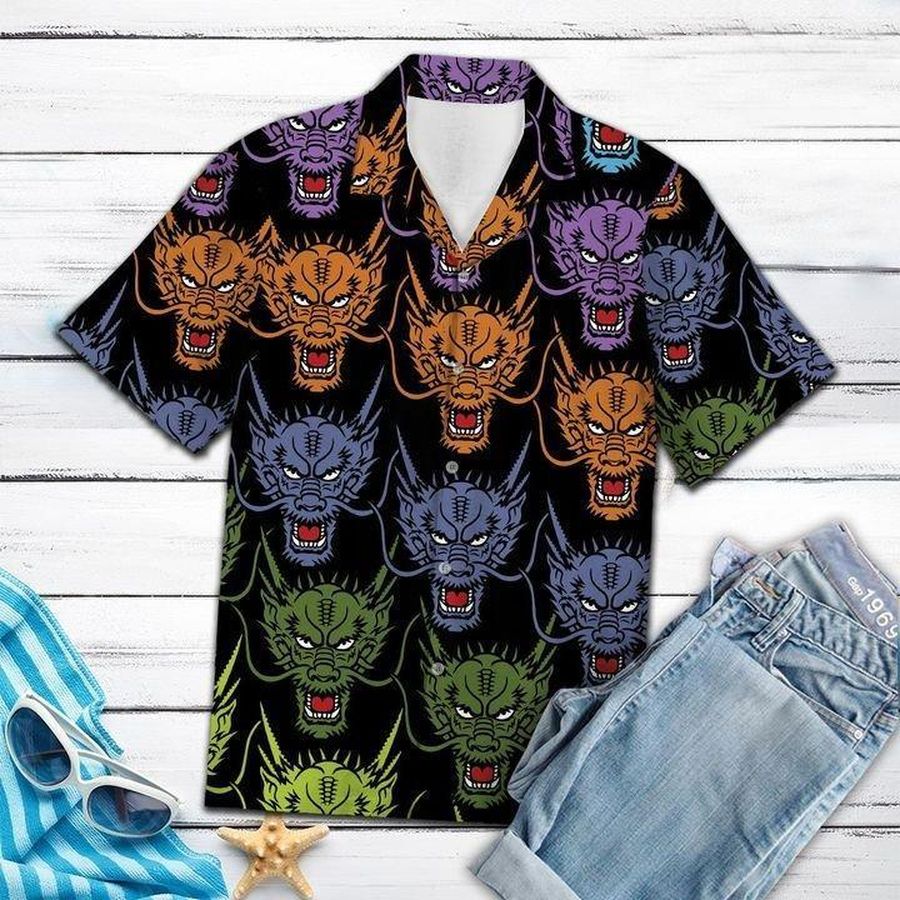 Awesome Dragon Hawaiian Shirt Pre13557, Hawaiian shirt, beach shorts, One-Piece Swimsuit, Polo shirt, funny shirts, gift shirts, Graphic Tee