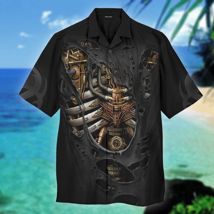 Awesome Mechanic Inside Body Hawaiian Shirt Pre11466, Hawaiian shirt, beach shorts, One-Piece Swimsuit, Polo shirt, funny shirts, gift shirts