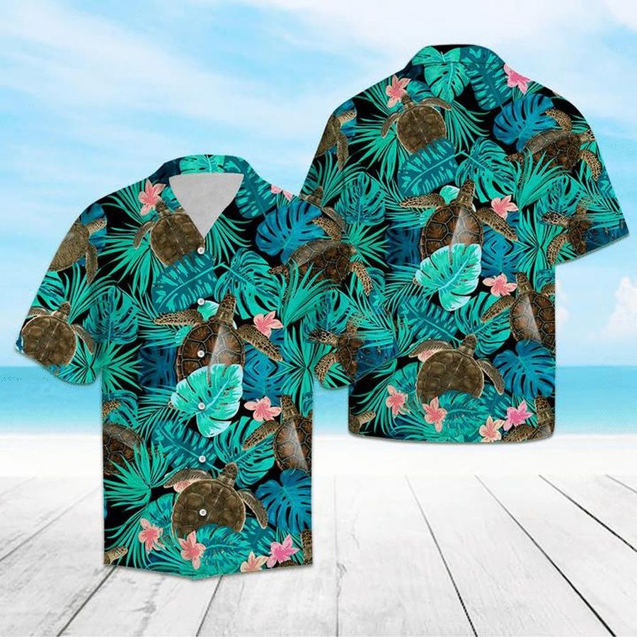 Awesome Turtle Hawaiian Shirt Pre11081, Hawaiian shirt, beach shorts, One-Piece Swimsuit, Polo shirt, funny shirts, gift shirts, Graphic Tee