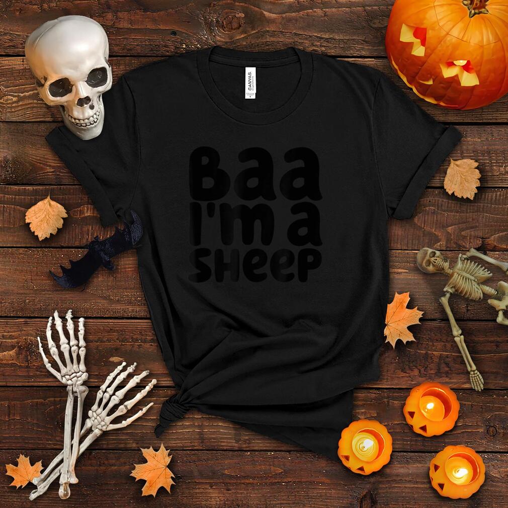 Baa I'm A Sheep Funny Halloween Costume Party Gift Idea T Shirt