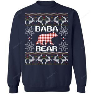 Baba Chinese Bear Ugly Christmas Sweater Ugly Sweater Christmas Sweaters