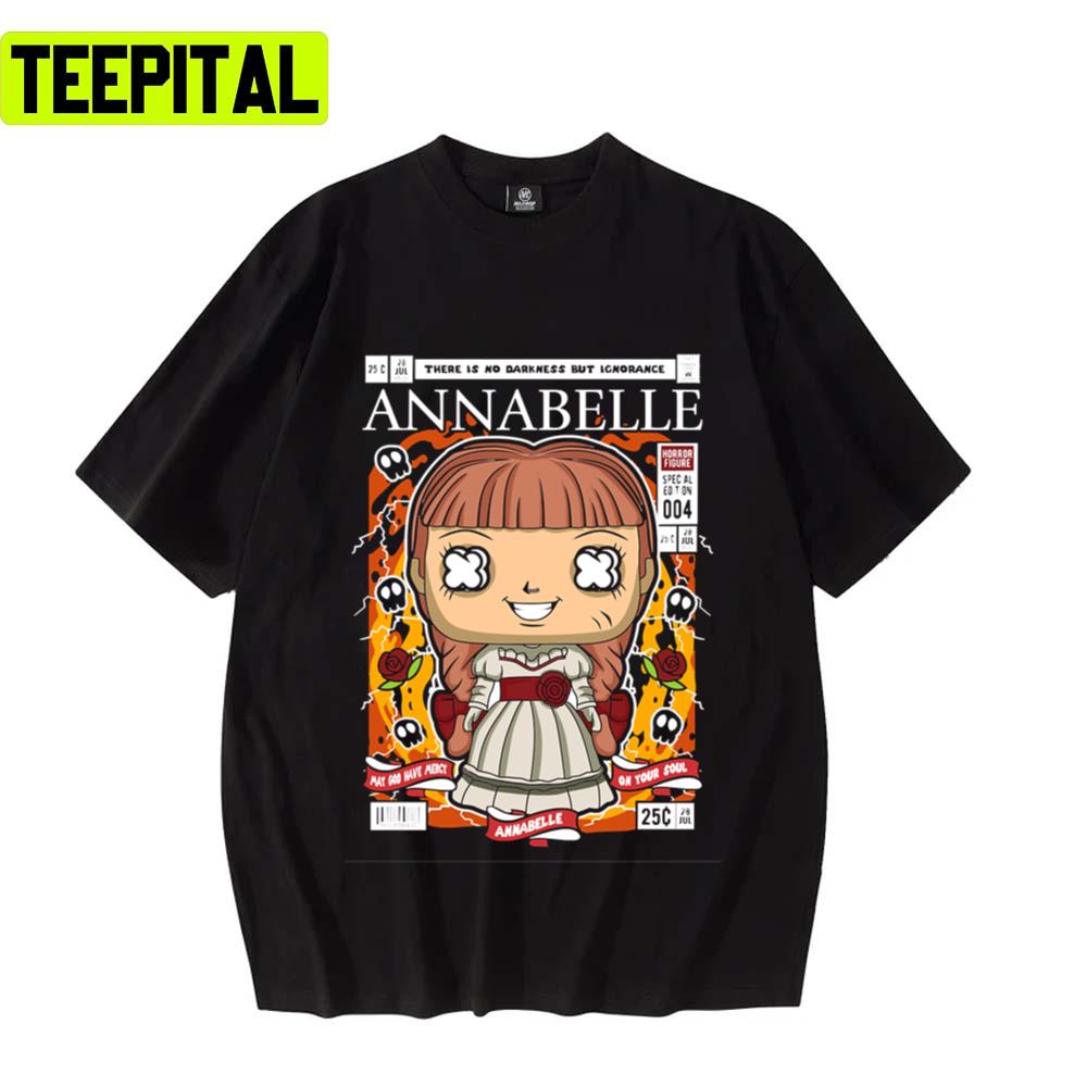 Baby Doll Chibi Book Cover Annabelle Unisex T-Shirt