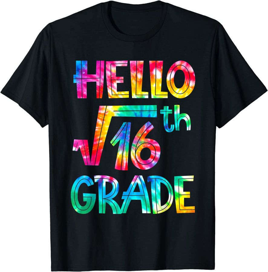 Back to school 4th Grade Square Root of 16 math kids teacher