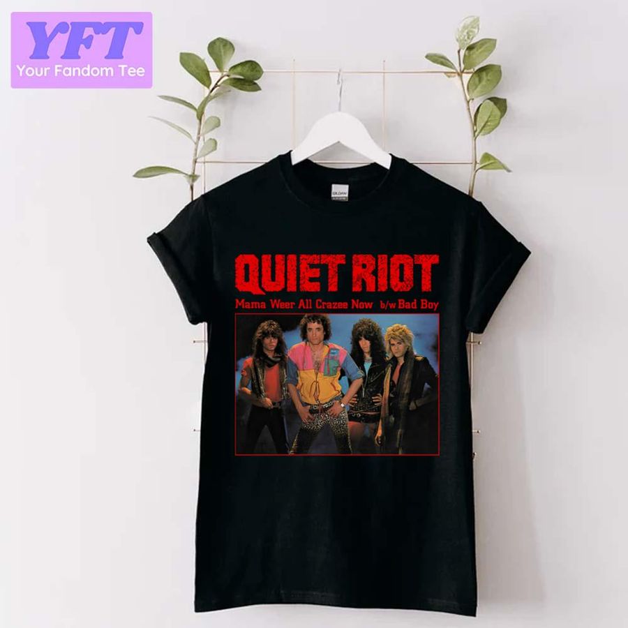 Bad Boy Quiet Riot Band Unisex T-Shirt
