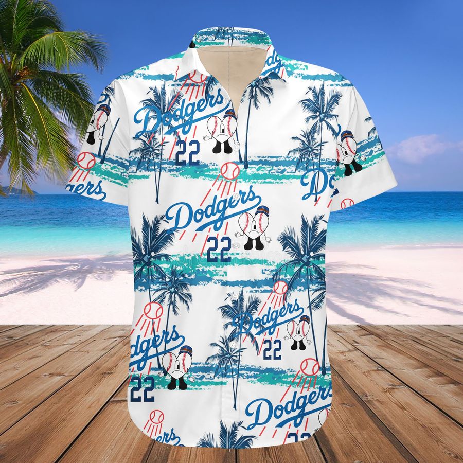 Bad Bunny Dodgers Un Verano Sin Ti Bunny Dodgers Baseball Hawaii Shirt