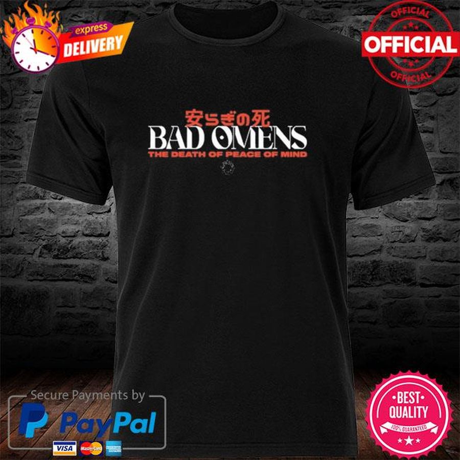 Bad Omens Merch Tracklist Shirt