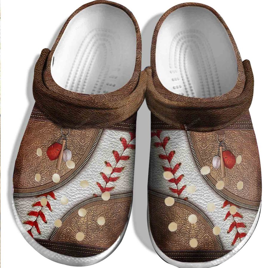 Bag Baseball Ball Crocs Shoes Clogs For Batter-Funny Baseball Custom Crocs Shoes Clogs For Men Son Father