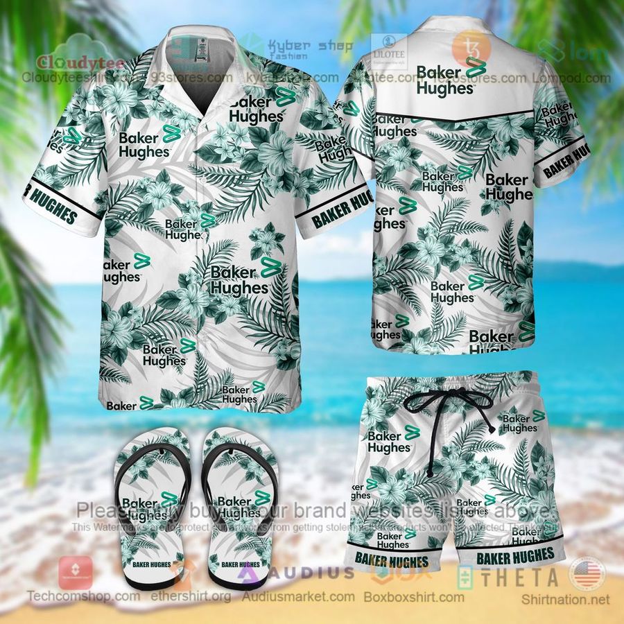 Baker Hughes Hawaiian Shirt, Short – LIMITED EDITION
