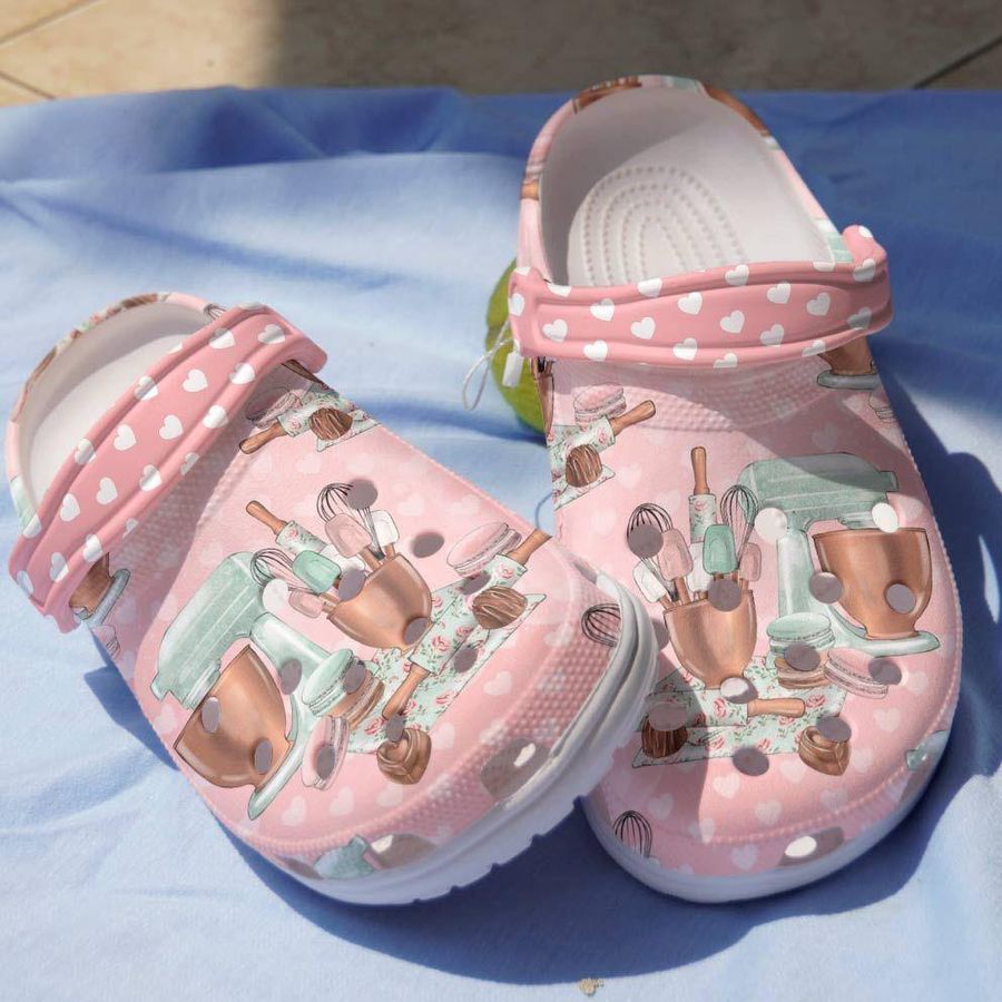 Baking Clog Whitesole Baking Is My Therapy Crocs Crocband Clog