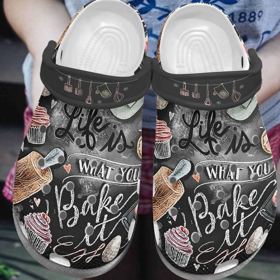 Baking Personalize Clog Custom Crocs Fashionstyle Comfortable For Women Men Kid Print 3D Whitesole Pattern 123