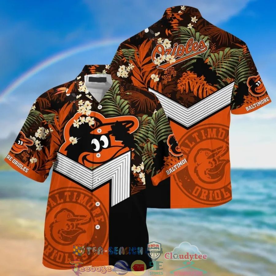 Baltimore Orioles MLB Tropical Hawaiian Shirt And Shorts – Saleoff