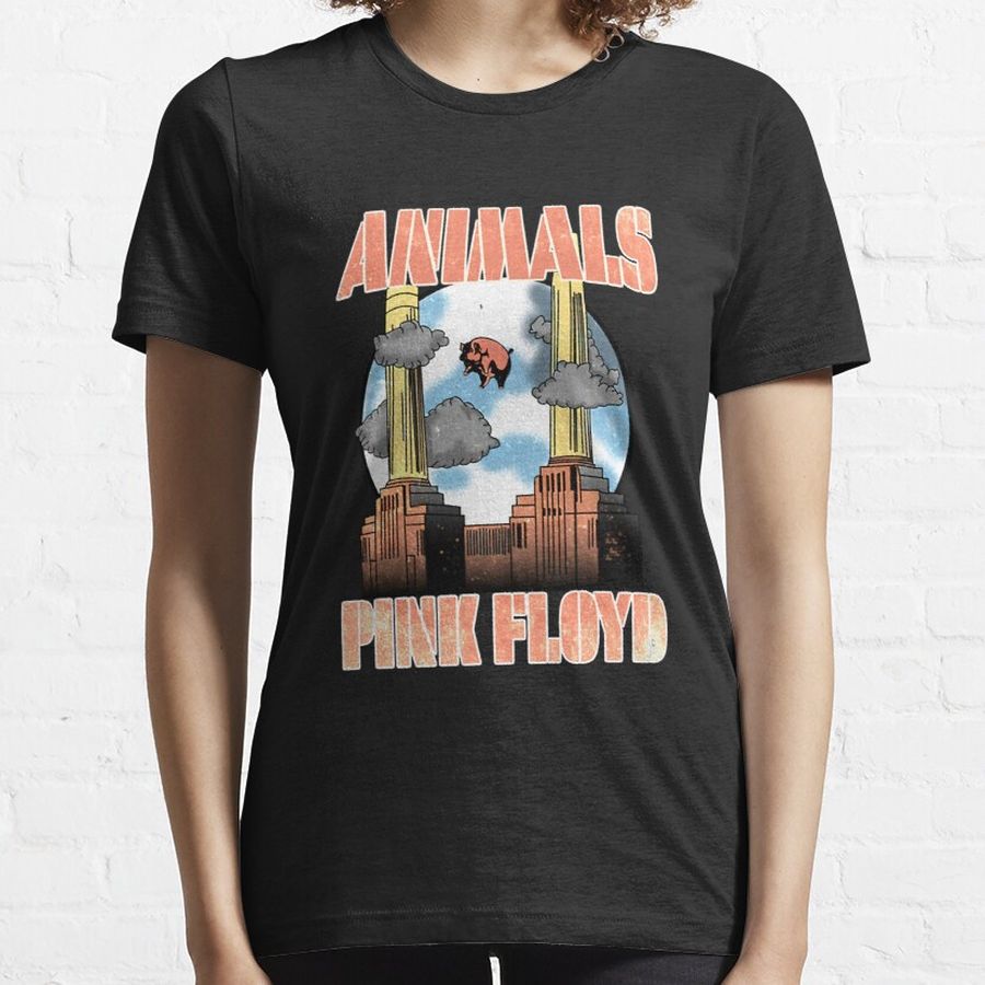 Band Pink Floyd Animals Flying Pig Tank Top Essential T-Shirt