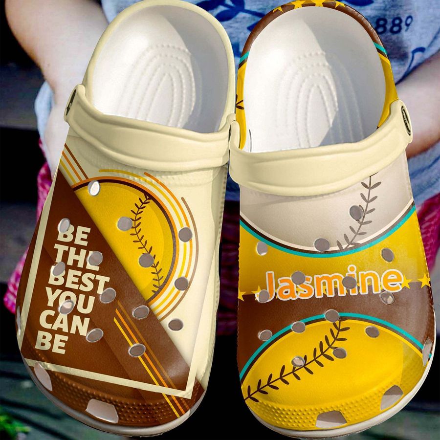 Baseball Clog Personalized Be The Best